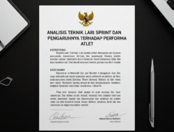 Analisis Teknik Lari Sprint dan Pengaruhnya terhadap Performa Atlet