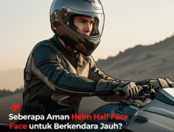 Seberapa Aman Helm Half Face untuk Berkendara Jauh?